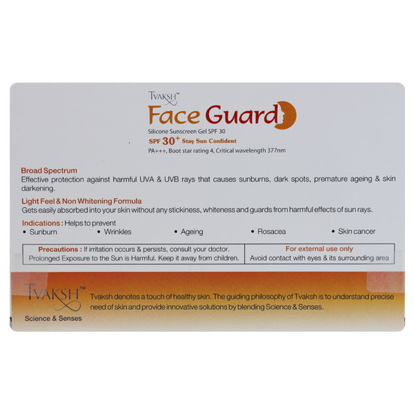 Tvaksh Face Guard Silicone sunscreen SPF 30+ GEL - Image 2