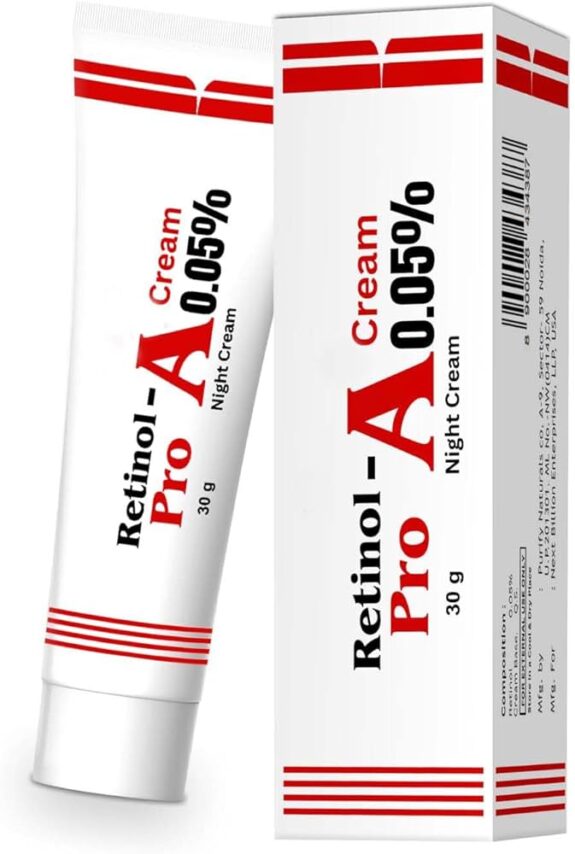 Tretinoin Cream Generic - tube of topical retinoid cream.