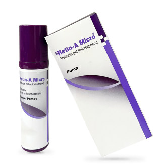 Retin-A Micro 0.1% topical medication.
