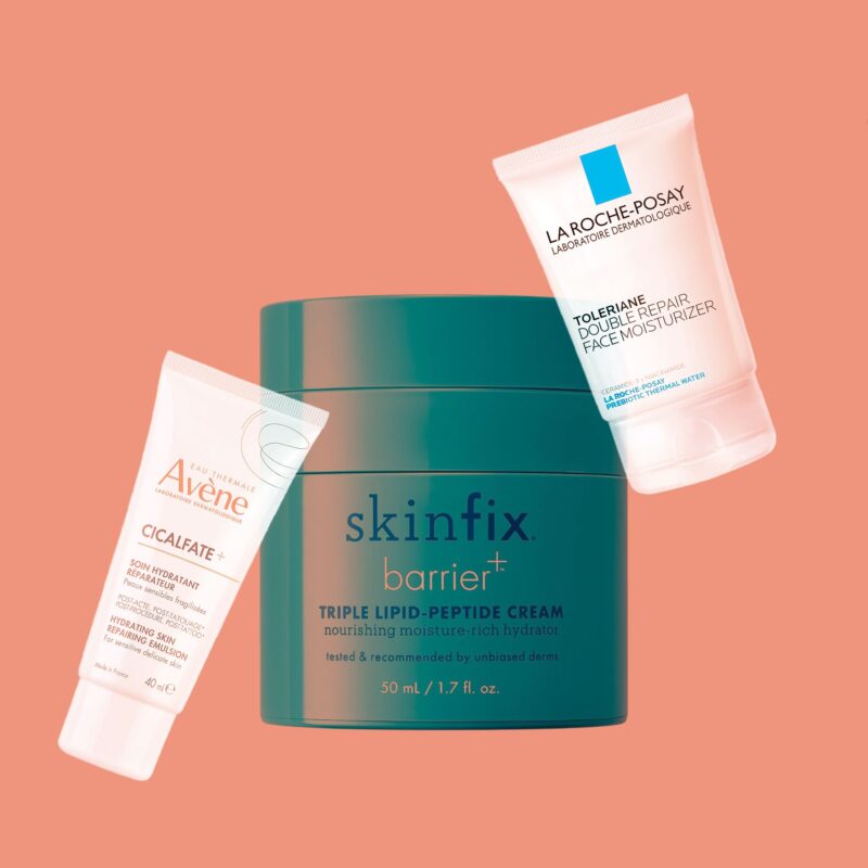 Night cream jar for use with tretinoin.