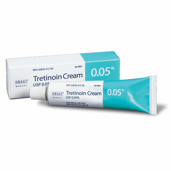 Tretinoin Cream tube.