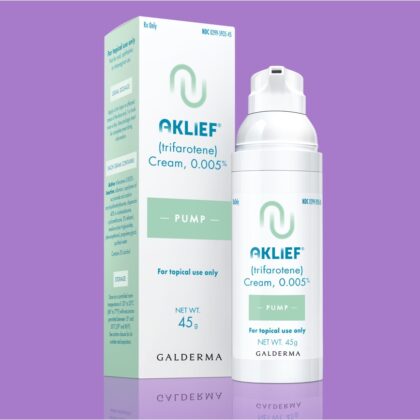 Aklief Trifarotene Cream tube.
