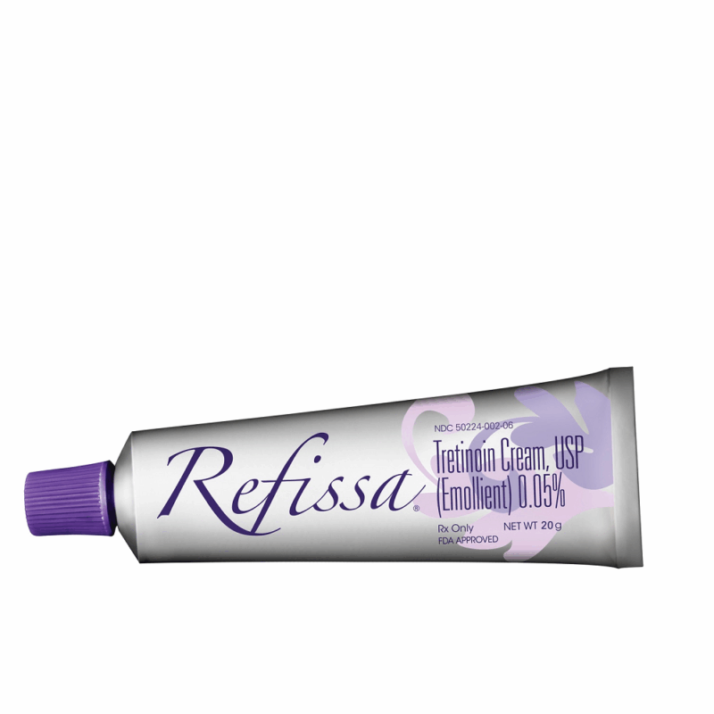 Refissa Tretinoin Cream tube.