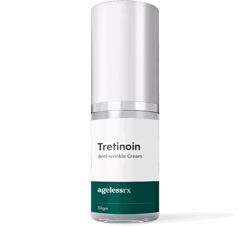 Tretinoin cream for wrinkle reduction.