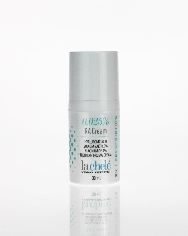 Tretinoin 0.025% & Niacinamide cream.
