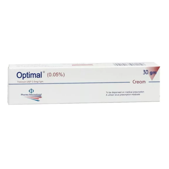 Optimal Tretinoin Cream tube.