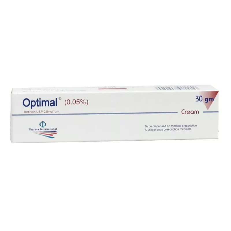 Optimal Tretinoin Cream tube.