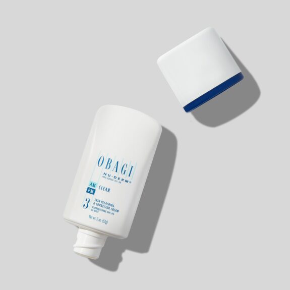 Obagi skincare products featuring hydroquinone.