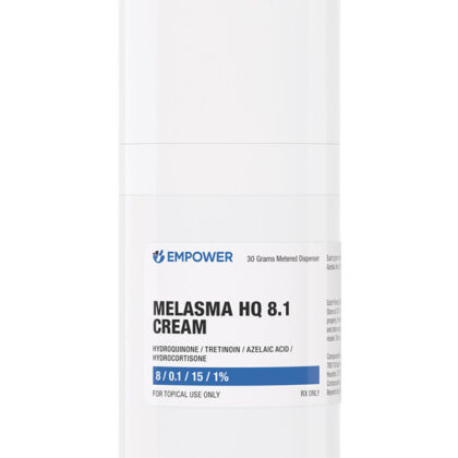 Melasma HQ 8.1 Cream jar.