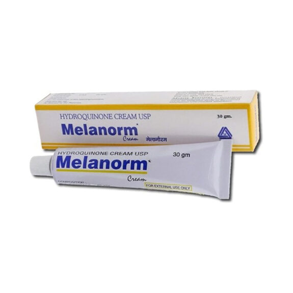 Melanorm Hydroquinone Cream USP: Skincare cream.