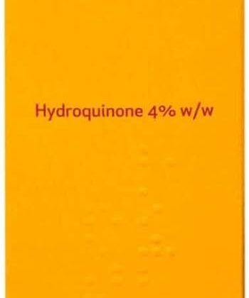 Avoquin Hydroquinone cream tube.