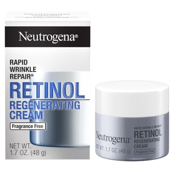 Retino Cream, anti-aging cream jar.