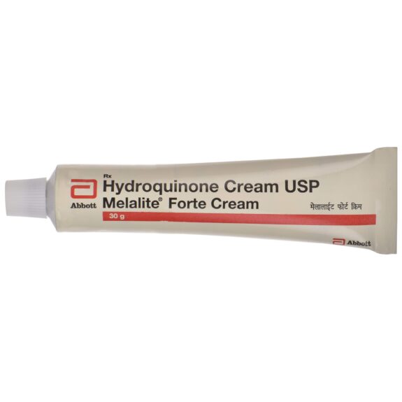 Melalite Forte cream tube.