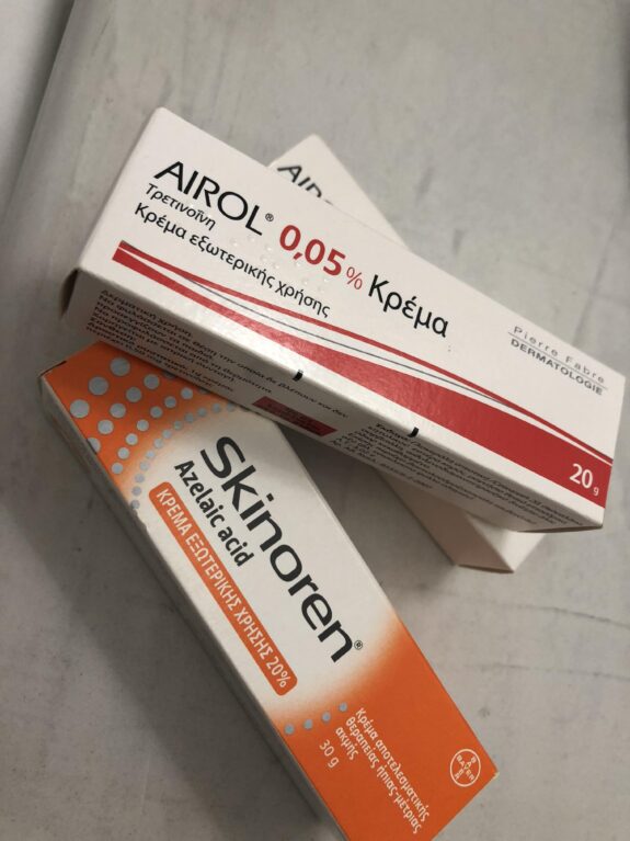Airol Tretinoin cream tube.