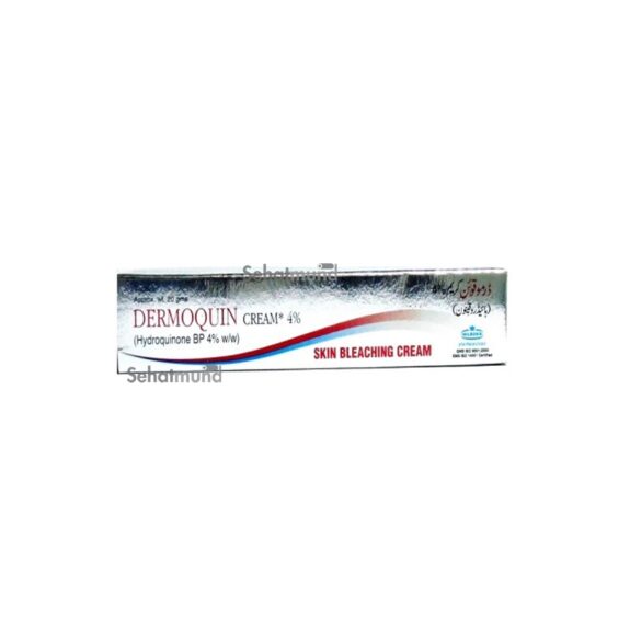 Dermoquin Skin Bleaching Cream jar.