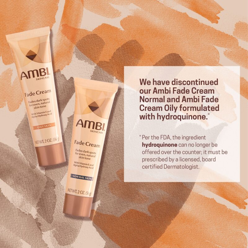 Ambi Fade Cream, dermatologist recommended.