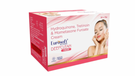 Mometasone furoate cream for hyperpigmentation treatment.