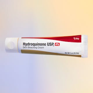 Crema de hidroquinona. Skin lightening cream.