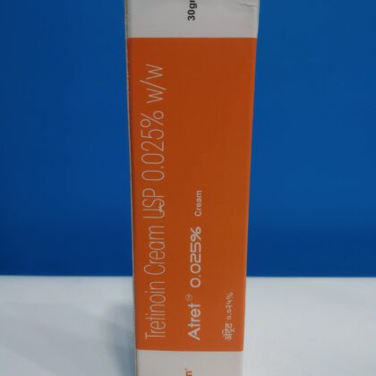 Atret 0.025 medication packaging