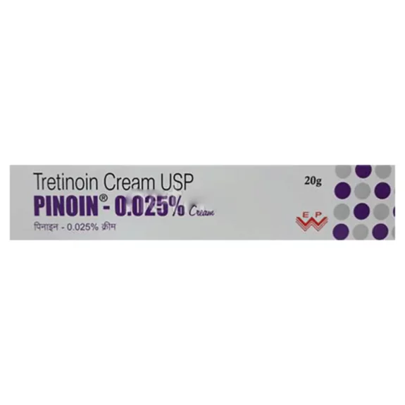 Pinoin 0.025% Cream: Product image.
