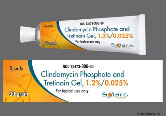 Tretinoin Cream and Clindamycin Gel combination topical medication.