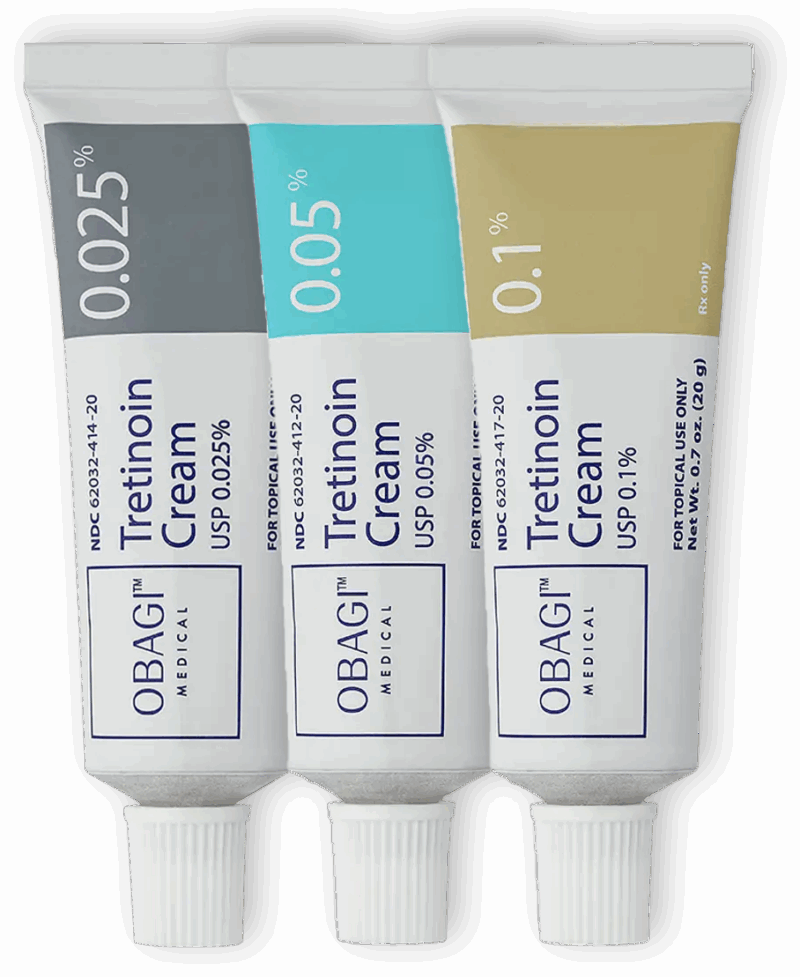 Obagi 0.025% tretinoin cream.
