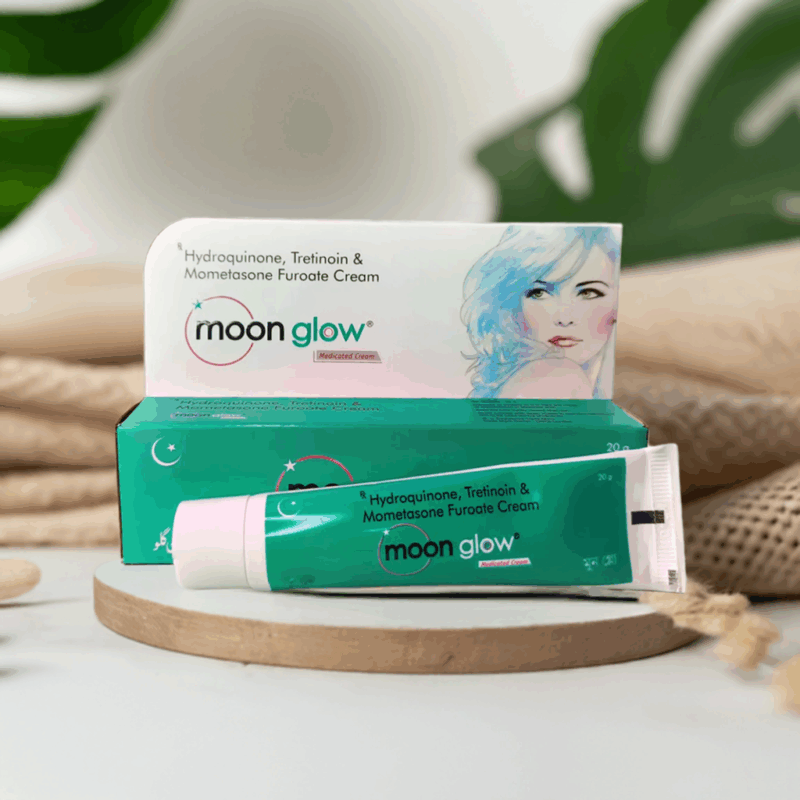 Hydroquinone tretinoin cream, topical skin treatment.