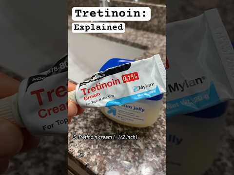 Moisturizer Before Tretinoin: hydrating face cream.