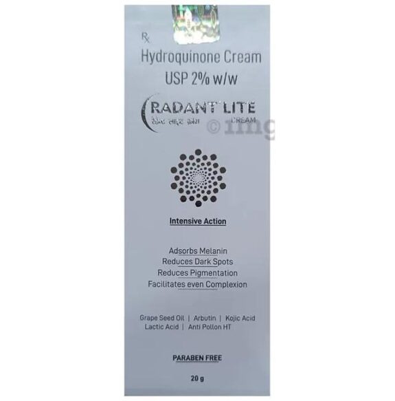 Hydroquinone USP 2 cream or ointment.