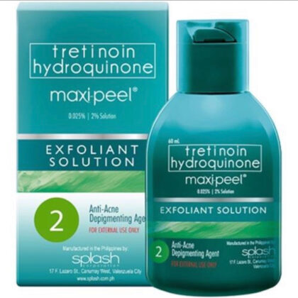 Tretinoin Hydroquinone Maxi Peel 2, skincare product.