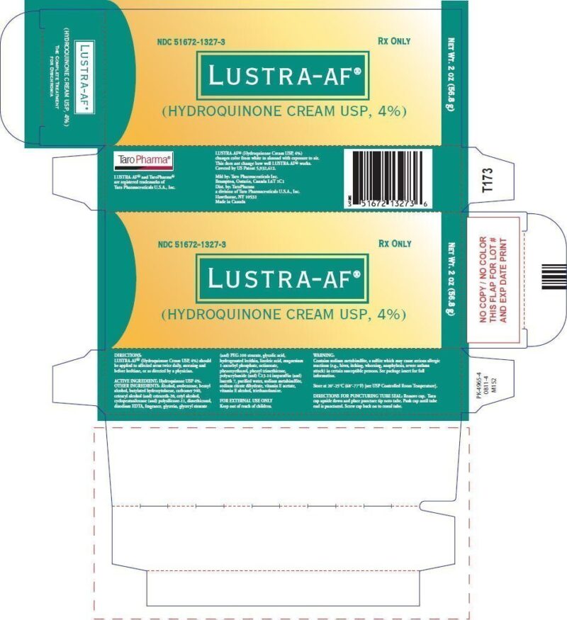 Lustra Bleaching Cream jar.
