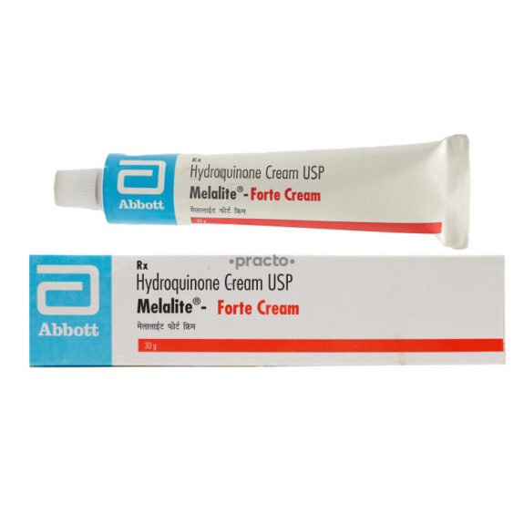 Melalite Cream tube and packaging.