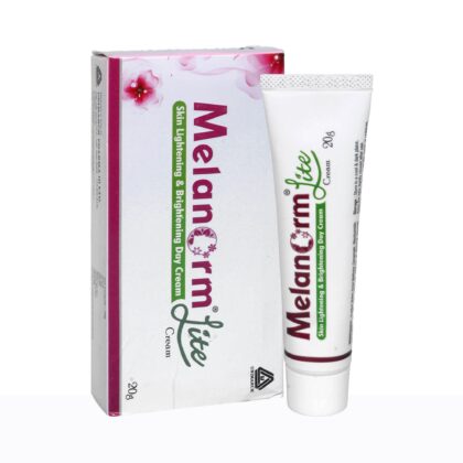 Melanorm Cream tube.