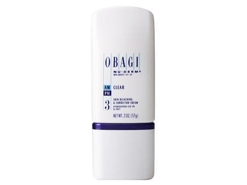 Obagi Nu-Derm 3 skin bleaching and corrector cream.