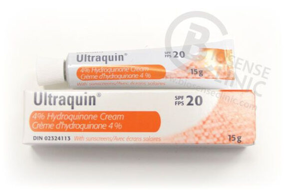 Ultraquin Cream jar.