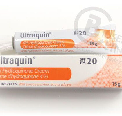 20% Hydroquinone Cream jar.