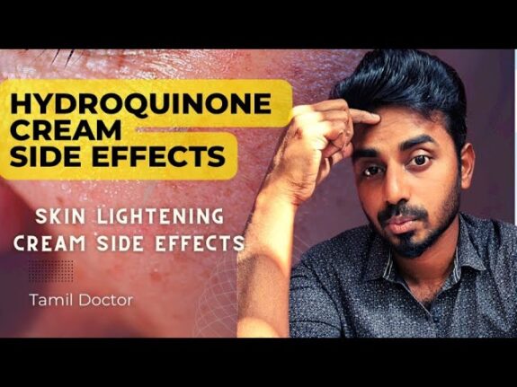Hydroquinone cream, Tamil packaging.