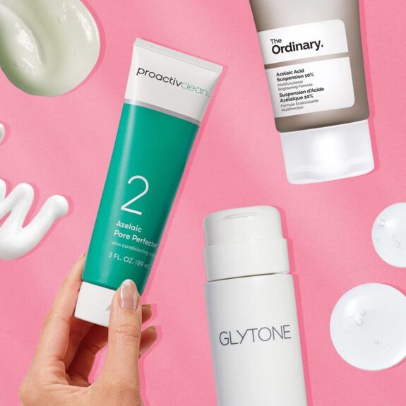 Azelaic Acid serum for minimizing pores.