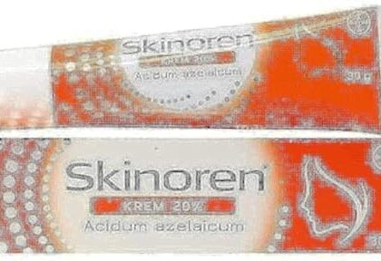 Skinoren cream tube, Amazon packaging.