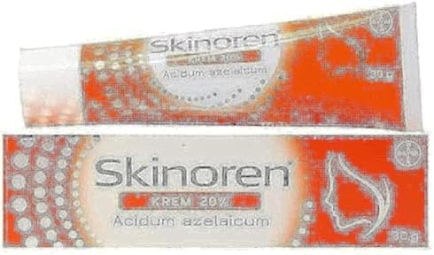 Skinoren cream tube, Amazon packaging.