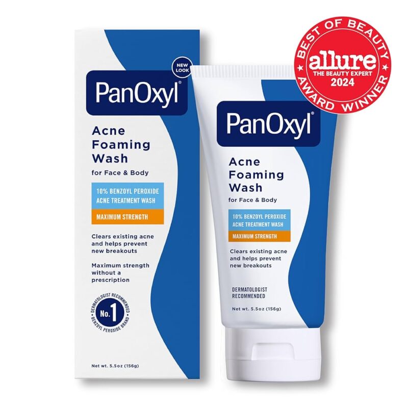 Panoxyl 10% Benzoyl Peroxide acne treatment.