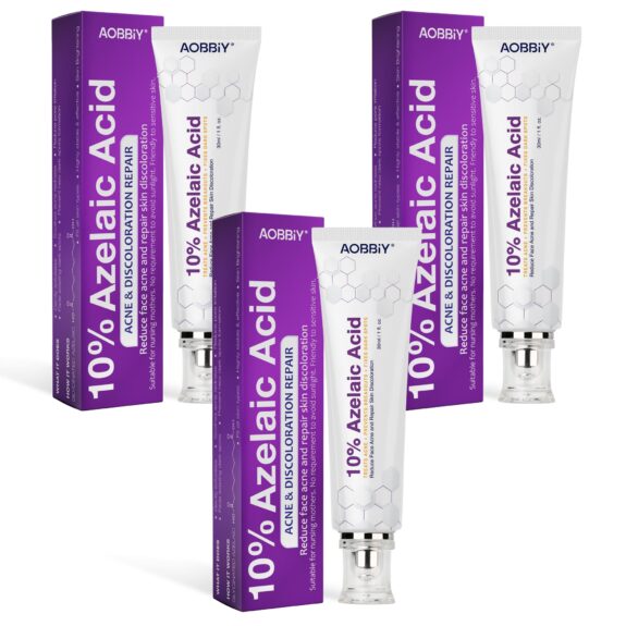Azelaic acid cream, skincare product.
