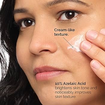Azelaic acid serum for improved skin texture.