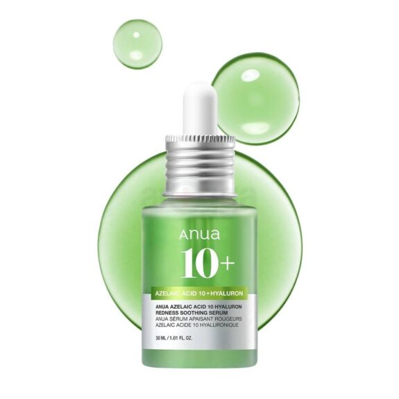 Azelaic acid serum bottle.