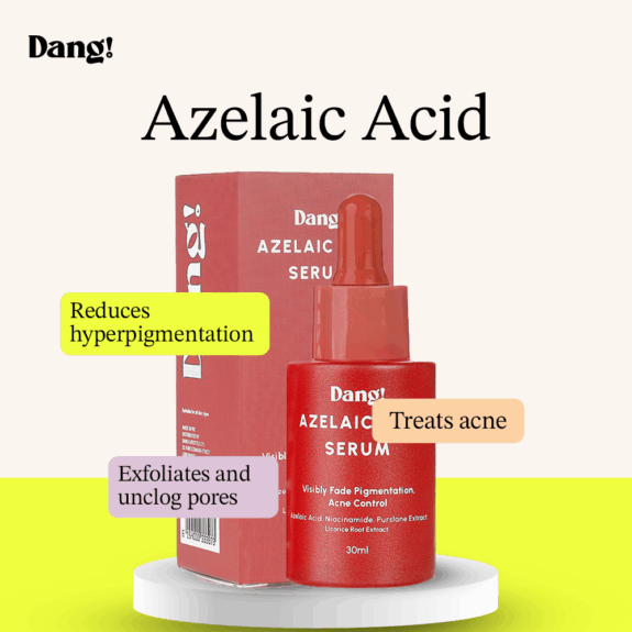 Azelaic Acid & Retinol serum bottle.