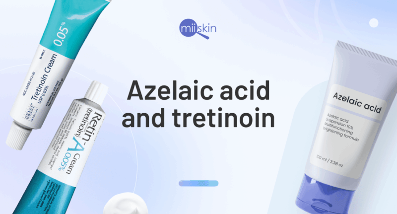 Tretinoin & Azelaic Acid serum bottle