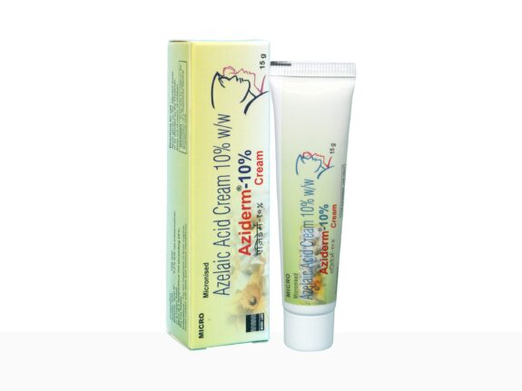 Aziderm 10 Cream tube