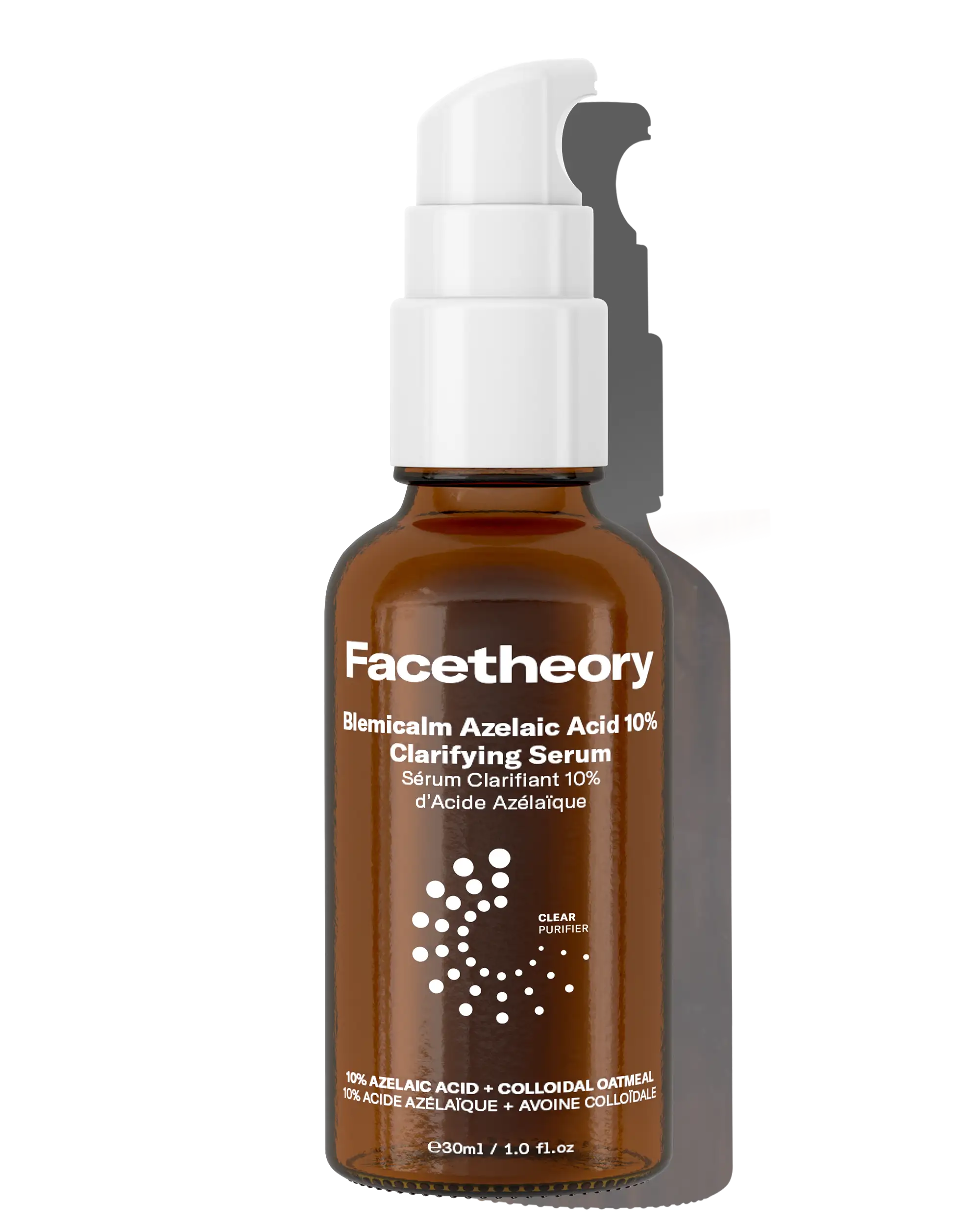 Facetheory Azelaic Acid: Before & After skin improvement results.