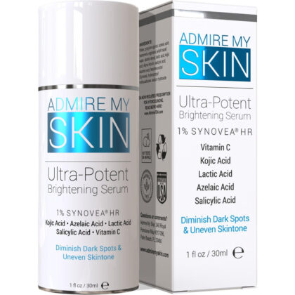 Lactic & Azelaic Acid serum. Skincare product.