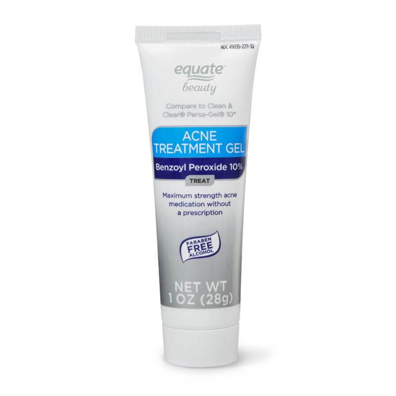 Equate Spot Treatment Benzoyl Peroxide acne medication.